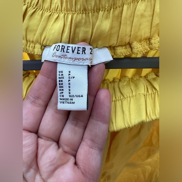Forever 21 yellow maxi skirt. Size small. - Picture 2 of 2